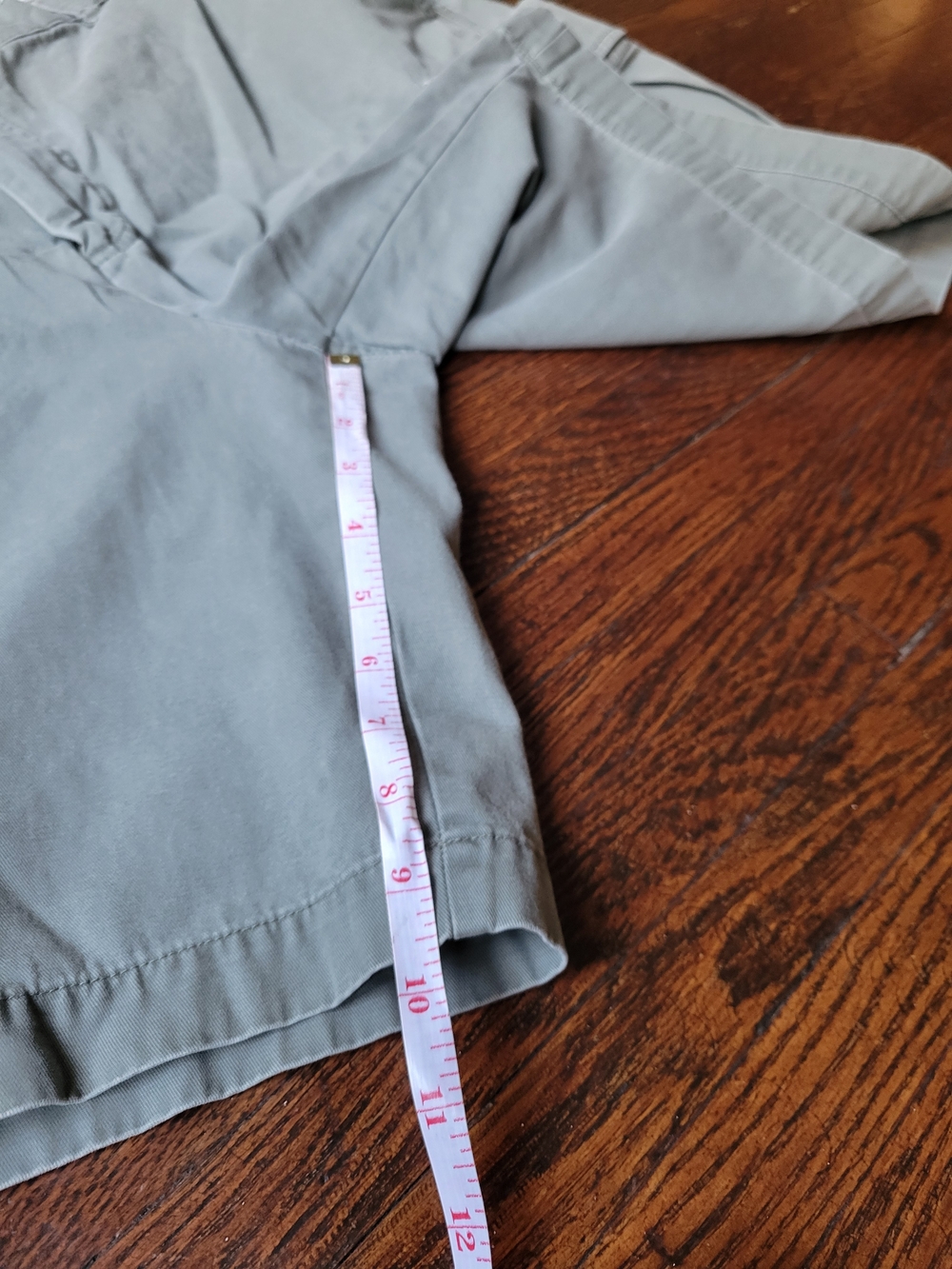 Dockers Front Flat Relaxed Fit Cargo Shorts Mens 40 Green Khaki Casual, Workwear - Picture 7 of 15
